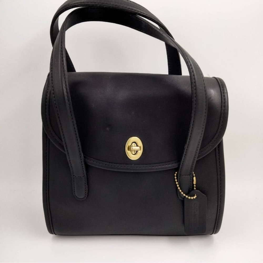 Vintage Coach Belmont Bag in Black Made in USA